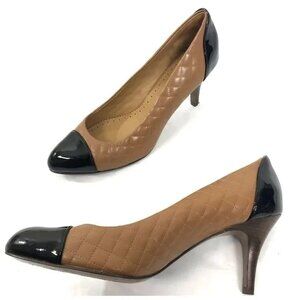 Vintage Brooks Brothers Calfskin Heels Quilted Shoes (size 9.5)